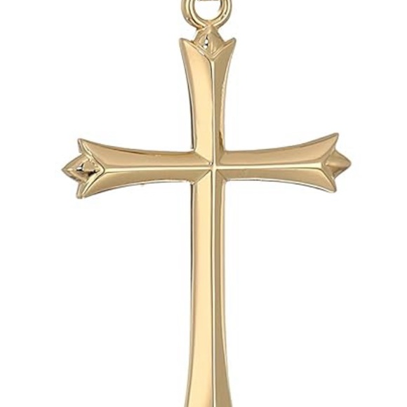 Gold Filled Cross Pendant Necklace NWT - Picture 2 of 5